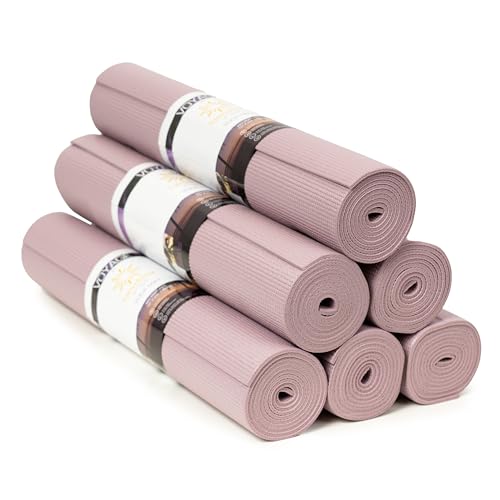 Sunshine Yoga Voyage Yoga Mat, 6 Pack, 72" x 24"