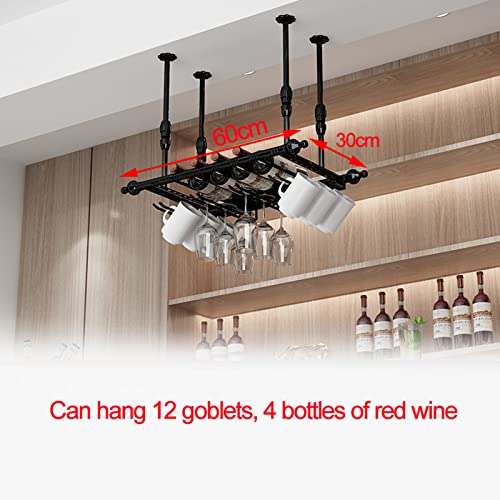 Cadre décoratif de plafond réglable pour ranger verres et bouteilles - 2