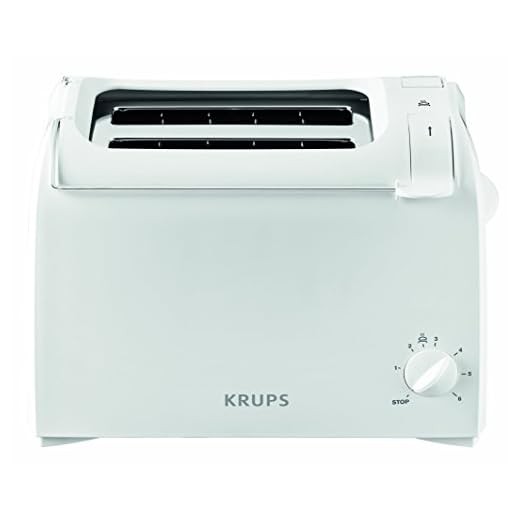 Krups ProAroma KH1511 - Tostadora, 700W, 2 rebanadas, blanco