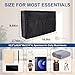 Walker Bag,Hands Free Walker Accessories Basket,Multi-Purpose Cell Phone,Water Bottle,Medicine Attachment Fits for Folding Walkers,Multiple Pockets Tote Caddy Pouch for Elderly (Black)