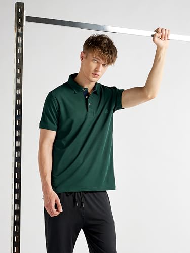 Image of Clans & Hans Men's Solid Regular Fit Polo T Shirt | Collar Tshirts | Half Sleeves |Plain T-Shirt for Men (Available in Plus Size)