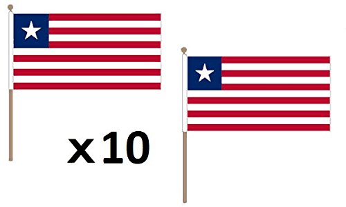 Drapeau Libéria 45x30cm indispensable pour pavoiser vos salles de réunion