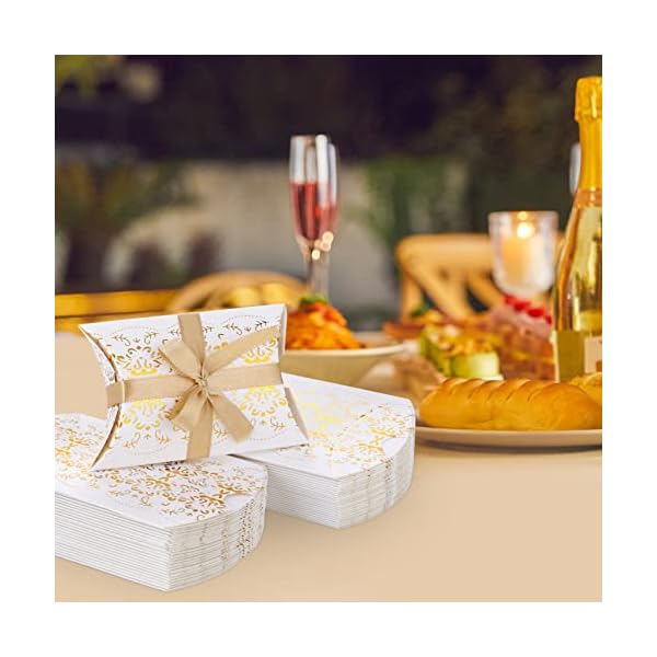 TsunNee Cajas de regalo de boda, caja de papel para caramelos, caja de regalo de fiesta, cajas de regalo de papel… - Imagen 4