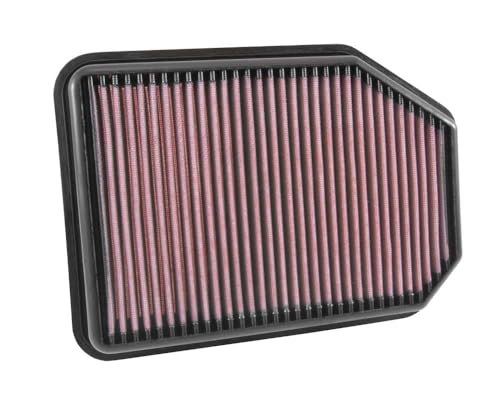 K&N 33-5023 Motorluftfilter: Hochleistung, Prämie, Abwaschbar, Ersatzfilter,Erhöhte Leistung, 2007-2018 (Wrangler, Wrangler III)
