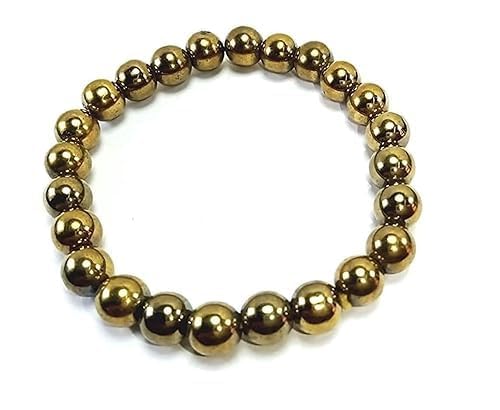 SOMYGEMS Pyrite Bracelet Money Magnet Bracelet Natural Gemstone Chakra Bracelet Reiki Healing Jewelry for Men & Women, Bead Size 8 mm (Pyrite Bracelet) (B0CWVPX7YY) Amazon Price History, Amazon Price Tracker