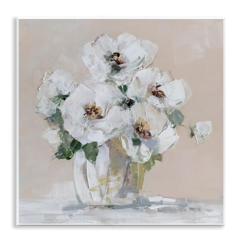 Traditional Floral Bouquet, 12 x 12 Inch Mounted Print on Wall Plaque