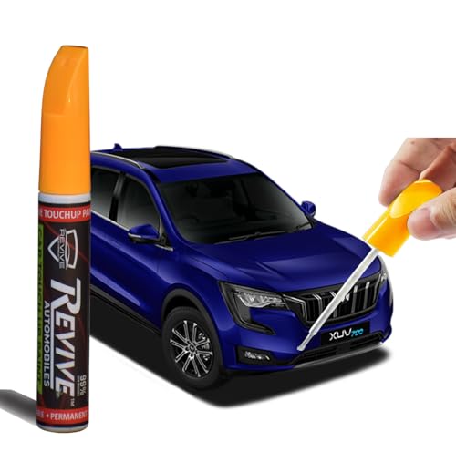Image of Mahindra XUV700 colors Revive touchup paint pen, factory Quality & matched 2K paint (Electric Blue (MM9519))