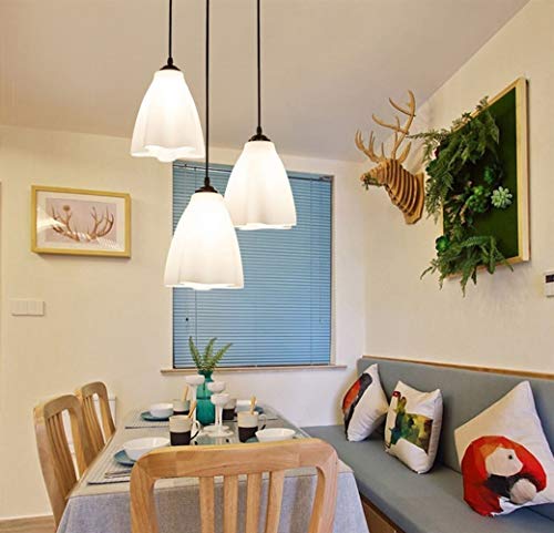 Lampe lampe de table moderne style suspension bar avec trois lustres pour comptoir