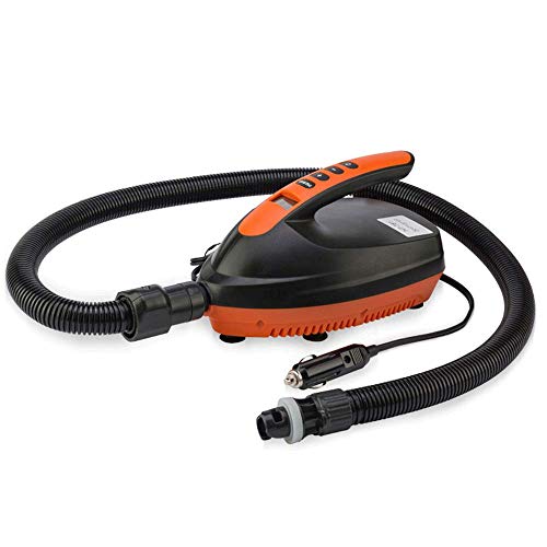 BOLLAER SUP Electric Air Pump for Inflatable Paddle Board, Max 16PSI/12V, Fittings One Inflatable Hose with air Nozzle