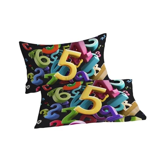 Ensemble simple 3D avec housse de couette facile à laver et taies 200x200 - 7