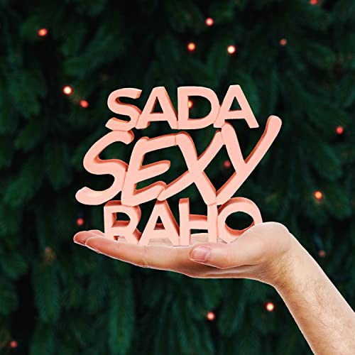 Image of Nukkad Tales Sada Sexy Raho Pink Showpiece Home Decor Items Birthday Gift Items for Couples Gift for Girls (7 x 5.40 inch)