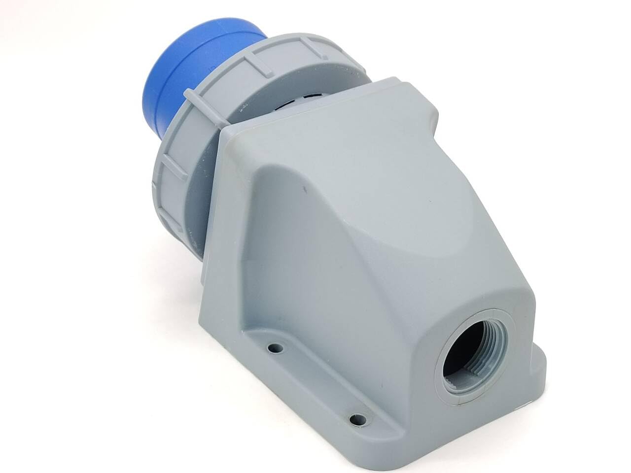 Elecbee IEC60309 32A 3-Pin Industrial Surface Mounted Plug with cable entry