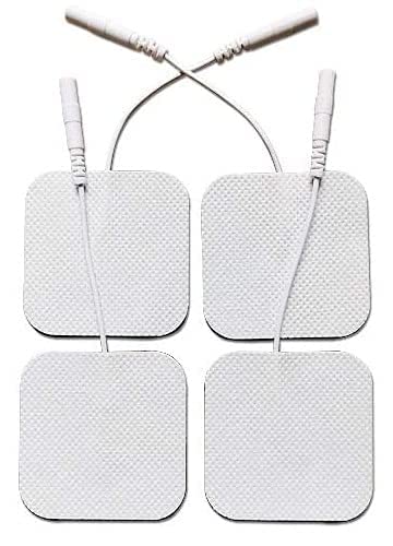 MEDITEK ONLINE Self Adhesive Square Electrodes Tens Pads for Electrotherapy, EMS, TENS, IFT and Pulse Massagers (Pack of 4, Non-Woven with 2 mm Connector) (B09MHVM4TC) Amazon Price History, Amazon Price Tracker