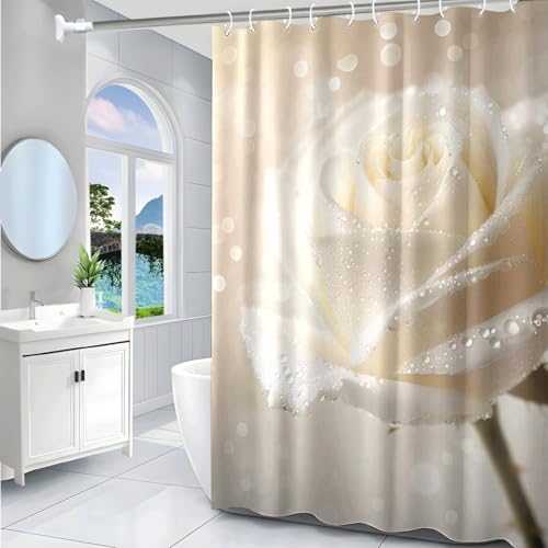 Rideau de douche lavable anti-moisissure pour sol sec et propre - 5