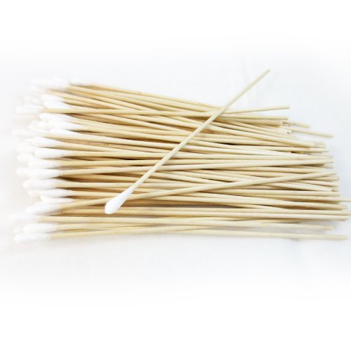 200 Pcs Cotton Swab Applicator Q-tip Swabs 6" Extra Long Wood Makeup Application - Thumbnail 3