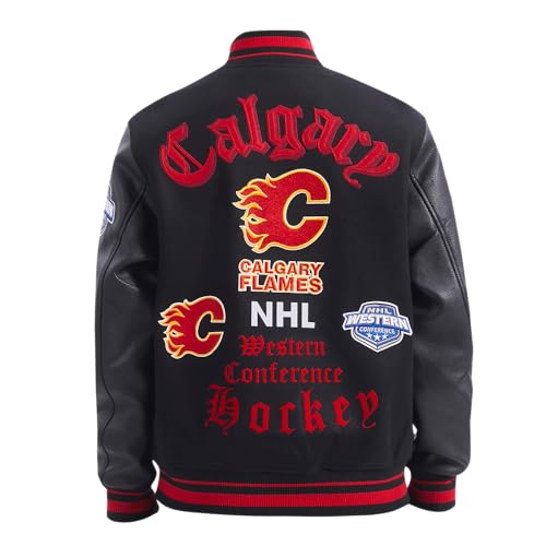Image of Pro Standard Mens NHL Old English Varsity Jacket