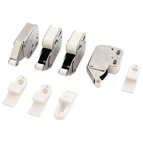 sourcing map 4 Pcs Door Catch for Cabinets Cover