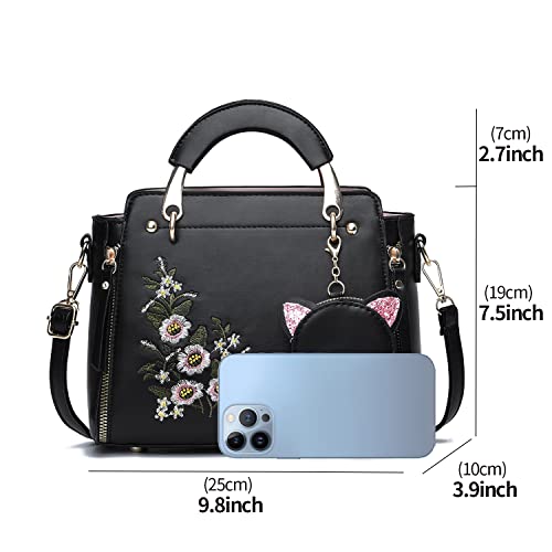 Image of Xiaoyu Fashion Purses and Handbags for Women Ladies Crossbody Bags Top Handle Satchel Shoulder Bags Small Totes
