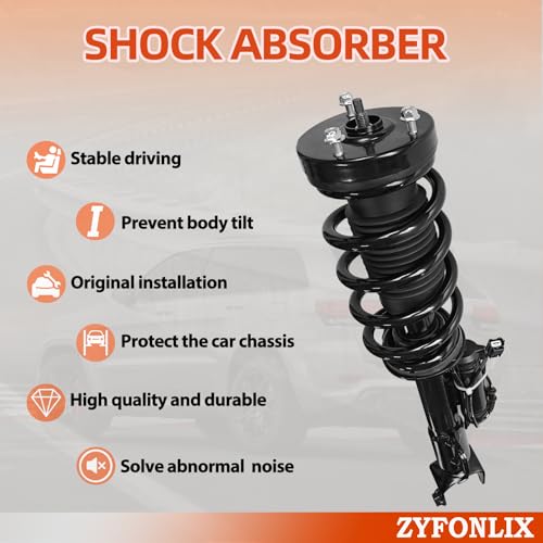 ZYFONLIX Front Left Shock Strut Assembly Compatible with 2015-2023 Do/dge Challenger and Charger SRT Shock Absorber OEM replace 05181906AB 68531066AA 68235723AA 68531064AB by ZYFONLIX - Used condition - Image 5