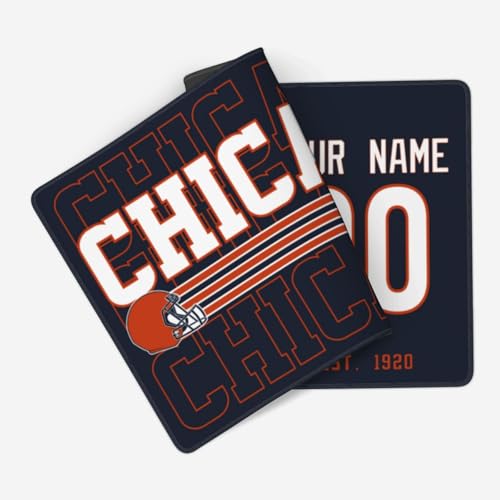 Image of ANTKING Chicago Mouse Pad Custom Name and Number Desk Pad for Men Women Youth Gifts