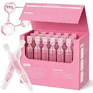 Salmon DNA PDRN One Day Face Serum with Collagen for Deep Hydration, 99% Salmon DNA PDRN Ampoule for Sensitive Skin, Fast-Absorbing Korean Skincare Formula, Portable Vials 0.05 fl.oz x 20e