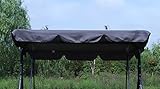 Chicreat Ersatzdach Universelles Dach für 3-Sitzer Hollywoodschaukel, Grau