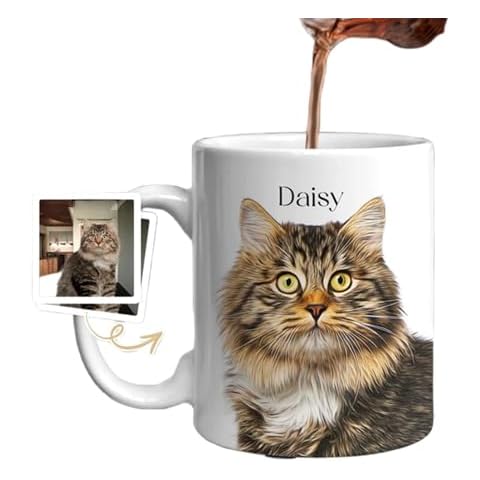 Custom Dog Mug Personalized Pet Photo Coffee Cup for Dog Lovers - Unique Gift for Dog Mom (Custom Dog Mug) Cover