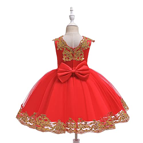 Eoailr Toddler Girl Halloween Costume Halloween Pageant Gown Party Costume Dress Hat Outfits Set (Re
