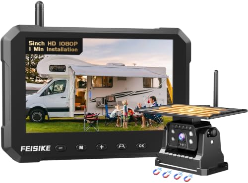 FEISIKE 5" 1080P Magnetic Solar Camera
