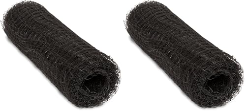 Windhager 3Red de protección para pájaros ORTONET, Protege los árboles frutales de los daños causados por pájaros, tamaño 10 x 2 m, Negro, 06013 (Paquete de 2)