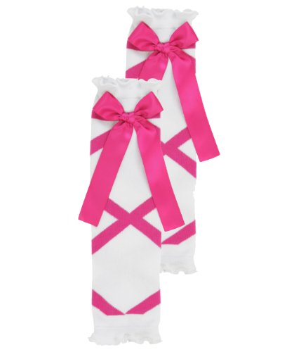 RuffleButts® Infant/Toddler Girls Ballet Bow Leg Warmers©