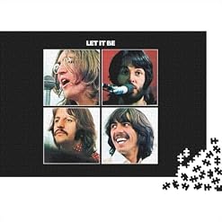 Puzzles pour Adultes Les Beatles Puzzles 500 pièces Puzzle Puzzle en Bois Activité familiale (52x38cm) - Les Beatles, Paul McCartney, John Lennon, RIngo Starr, George Harrison