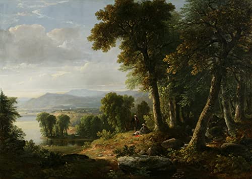 Toile murale abstraite Asher Brown Durand grand format 60x90