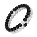 Pulsera Brazalete, Joyeria Regalo, Distance Bracelet White & Black Yin Yang Beads...