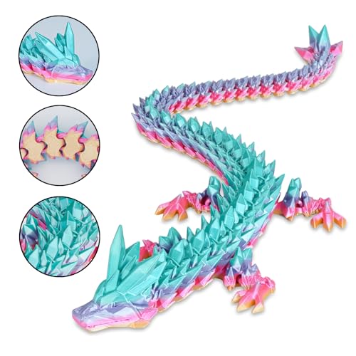 Surprise Dragon Egg with Dragon Inside, Gifts for Kids and Adults 3D Printed Fidget Toy, Ideal for Christmas Easter - Image 3