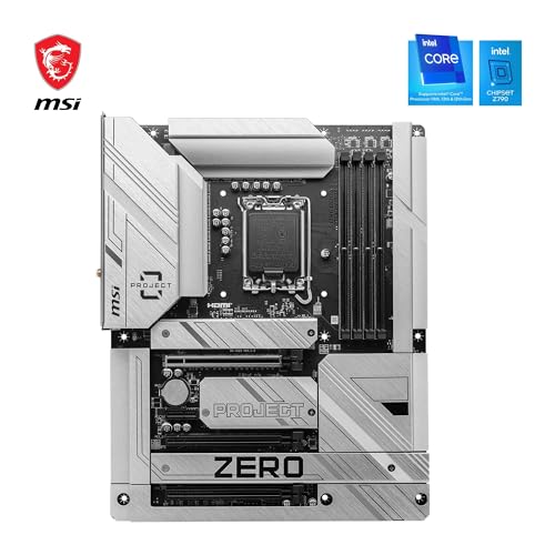 Z790 Project Zero Scheda Madre ATX - Supporta processori Intel Core di 14a, 13a e 12a generazione, LGA 1700 - VRM DrMOS 55A, DDR5 Memory Boost 7200+MHz/OC, PCIe 5.0 x16, 4 x M.2 Gen4, - Scheda madre - Immagine 1