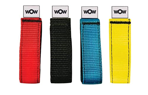 WOW Sports - Secure Velcro Straps - Reusable Fastening Straps For Storage - Perfect Boating Accessory (100 Pack)