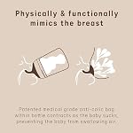 Suavinex Zero.Zero Medium Flow Asymmetrical Silicone Nipple, 2 Pack (3m+), Medium