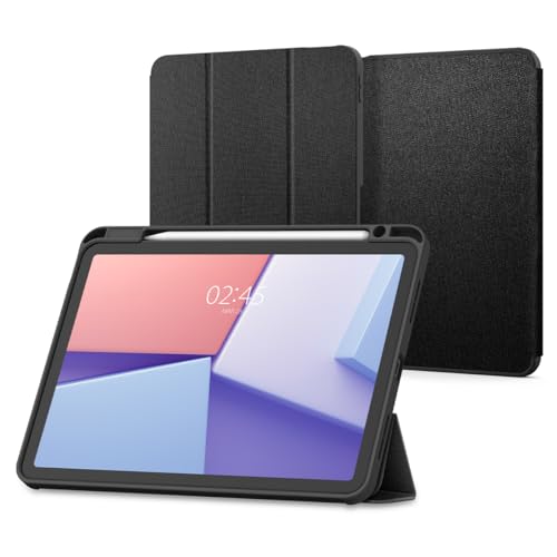 Spigen Cover Urban Fit Compatibile con iPad Air 11 pollici M4/M3/M2 (2026/2025/2024) 8/7/6 Generazione, Custodia per iPad Air 10.9 pollici 5/4 Generazione (2022/2020) - Nero