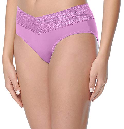 Image of Warner's Women's No Pinching No Problems Dig-free Comfort Waist With Lace Microfiber Hipster 5609j, Retired Colors