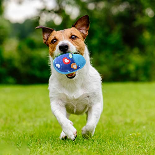Caritierily Hundespielzeug Kleine Hunde Haustier-Plüsch-Spielzeug-Tierspiel-Quietsch-Spielzeug-Plüsch-Welpen-Spielzeug-Esel-Quietsch-Welpen-Haustierbedarf (Blue, One Size)