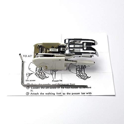 Pie para máquina de coser EverNice Even Feed Walking Foot miniatura 5