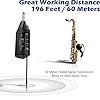 SGPRO Wireless Saxophone and Brass Instrument Microphone System – Clip-On Mic with Preset EQ & Echo, 196 ft Transmission, Rechargeable Transmitter & Receiver, 4.5 Hours Battery Life #1