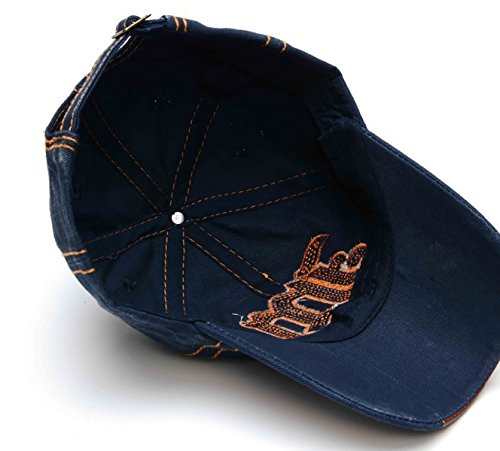 4sold - Berretto da baseball in cotone con ricamo