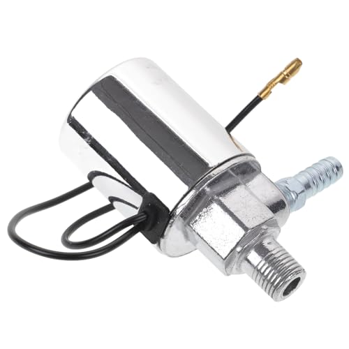 GARVALON Válvula Solenoide Eléctrica de Bocina de Aire Doble Tubo Diseño Resistente Respuesta Rápida Fácil Instalación para Camiones y Trenes Compatible