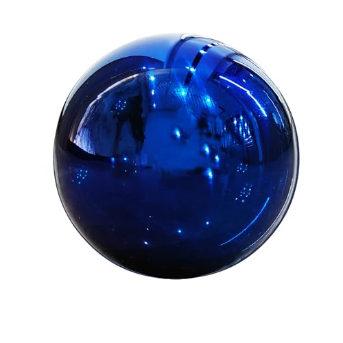 Dizahab Gazing Ball Stainless Steel Gazing Globe Mirror Reflective Garden Sphere Floating Pond Balls Gazing Ball Shiny Home Outdoor Ornament
