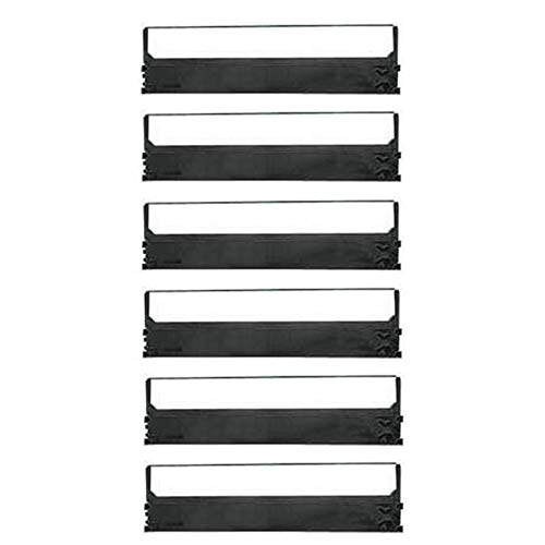 SuppliesMAX Compatible Replacement for Citizen 120/180D/200/GSX-190/MPS-1200 Black Printer Ribbons (6/PK) (Y0818-010A)