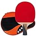 Paletta da ping pong mazza da ping pong Ping Pong Paddle 4 Stelle singolo Fotografia su due lati anti-adesivo cinque strati Pure Tabella di legno della racchetta di tennis con la racchetta Bag Set di