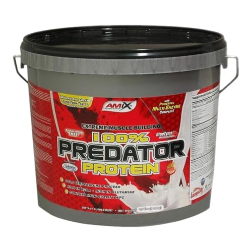 AMIX -Proteínas para Aumentar Masa Muscular -Predator -4 Kg -Ayuda al Crecimiento Muscular -Libre de Aspartamo -Proteína de Suero de Calidad -Ideal para Batidos de Proteínas -Sabor Chocolate AMIX -Proteínas para Aumentar Masa Muscular -Predator -4 Kg -Ayuda al Crecimiento Muscular -Libre de Aspartamo -Proteína de Suero de Calidad -Ideal para Batidos de Proteínas -Sabor Chocolate
