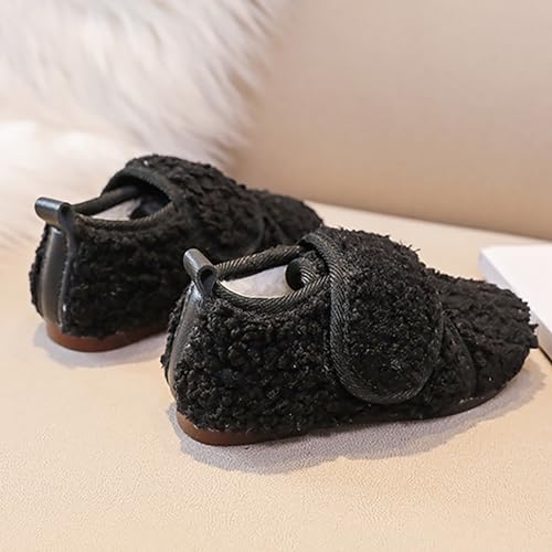 Toddler Boys Girls House Slippers with Microfleece 𝗟ining Cozy Household Shoes Non-slip for Kids4